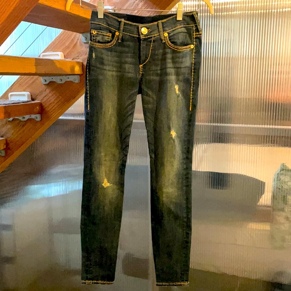 True Religion Casey Low Rise Super Skinny Jean